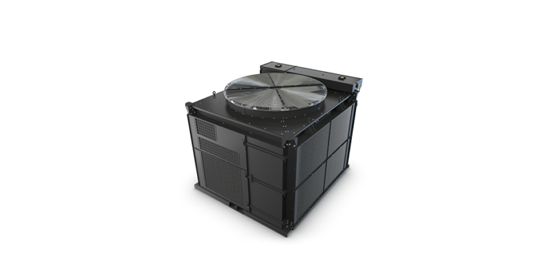 Frac Pumper and Remote Cooling Module Cube